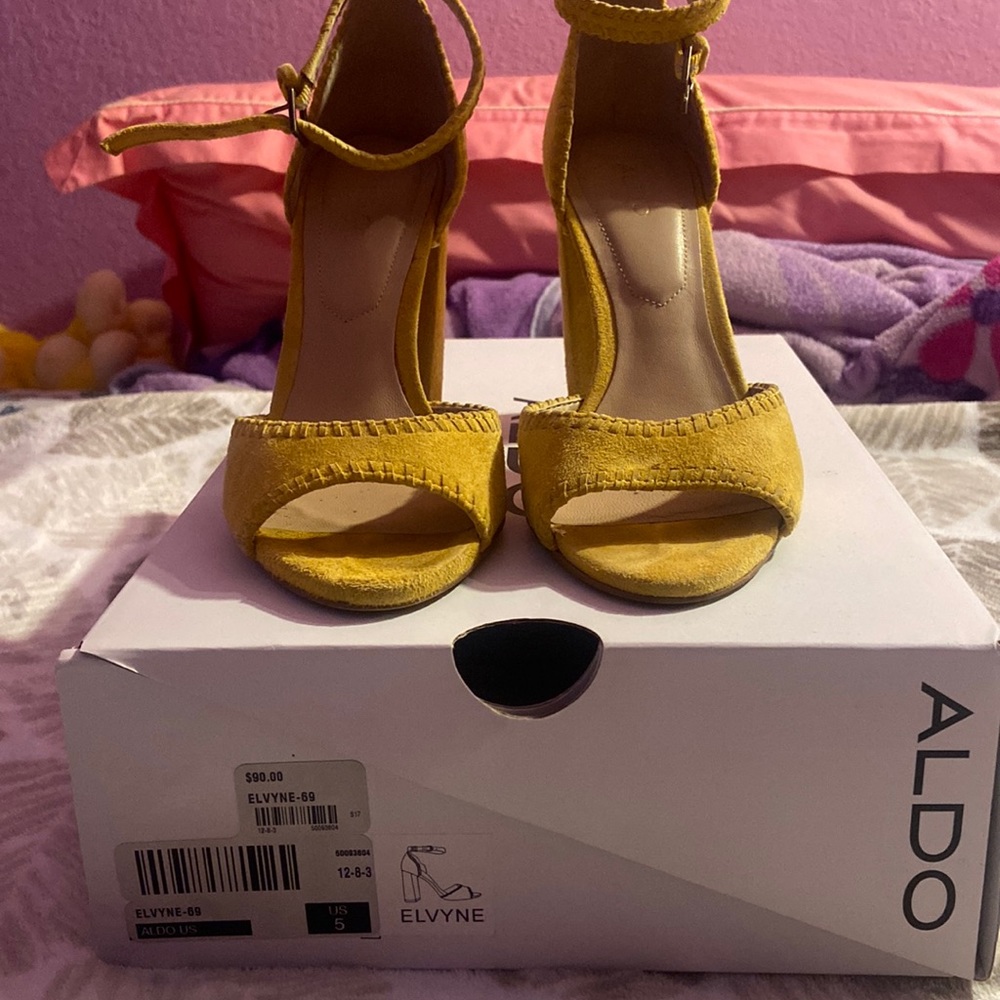 Yellow heels